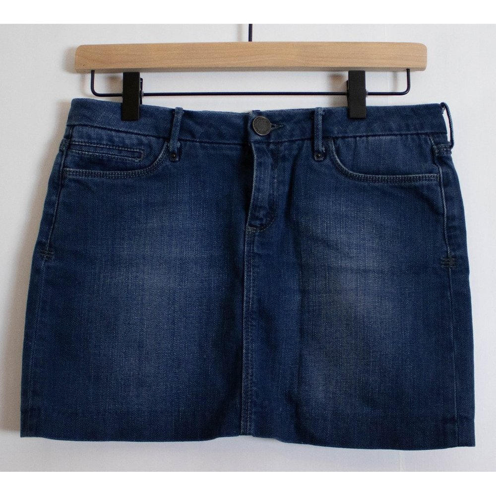 Dark Wash Denim Skirt - Zara Woman - 4